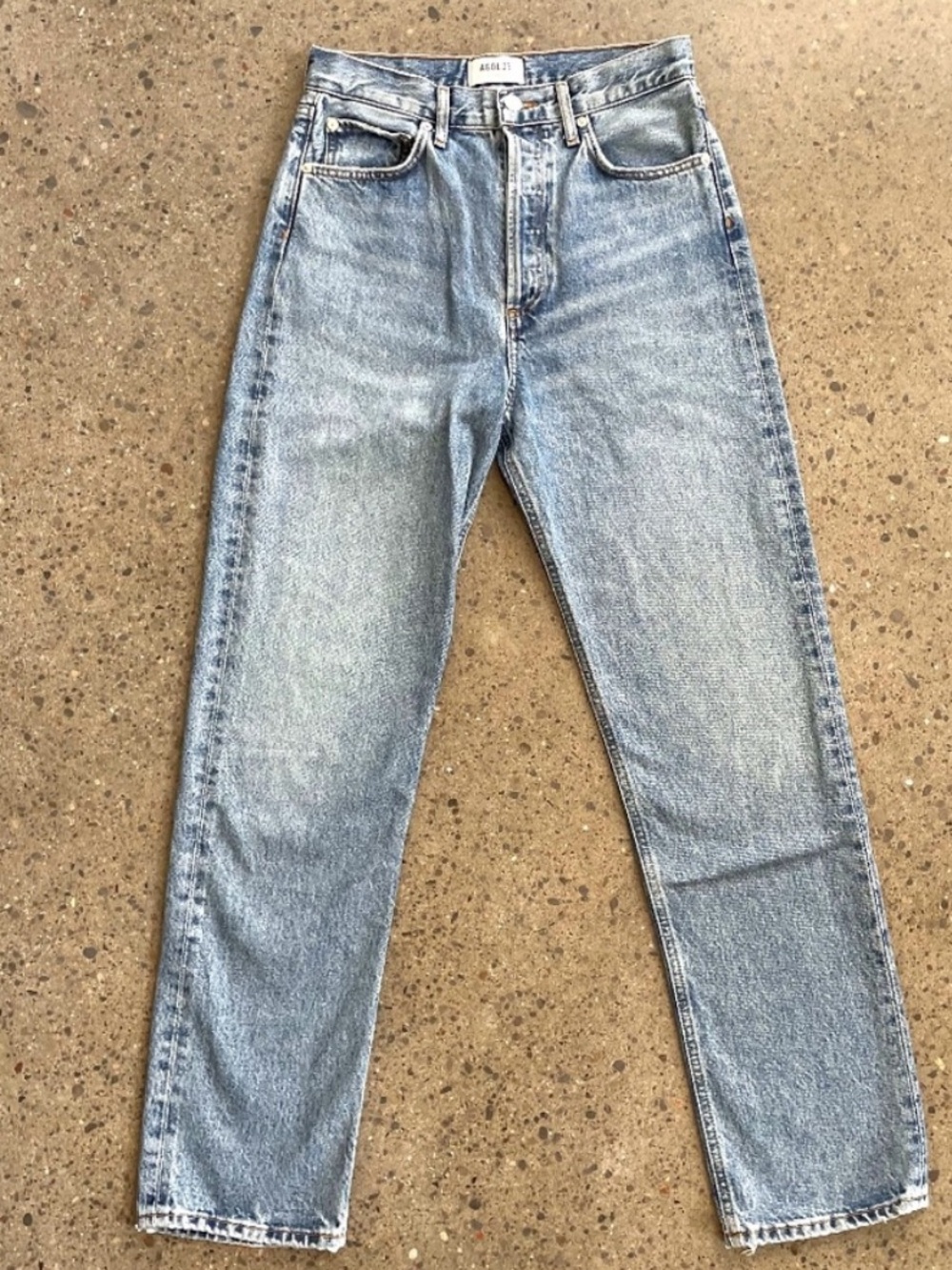 Agolde 90’s Pinch Waist Straight Leg Jeans in Navigate